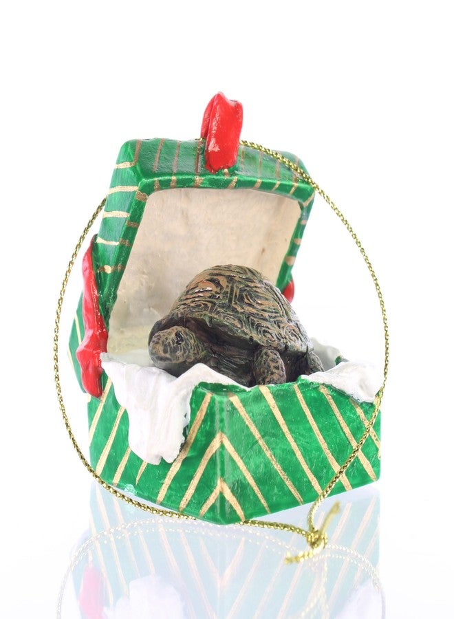 Conversation Concepts Turtle Gift Box Christmas Ornament - Image 1