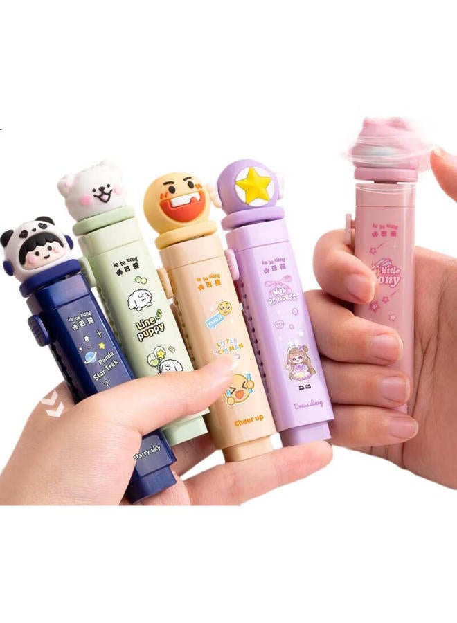 Kaba Bear Kabaxiong Rotating Push-Pull Eraser Cute Cartoon No Residue Clean Eraser Dog Pattern - Image 2