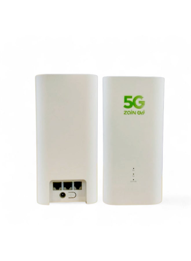 راوتر واي فاي CPE 5 H155 383 من زين، 3600 ميجابايت، يعمل على شبكة زين فقط احدث اصدار أبيض - view 3