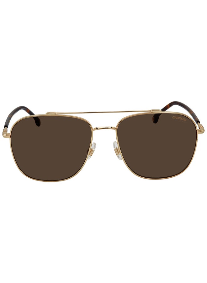 Carrera 234/S 01Q70 58 Men's Rectangular Sunglasses - Brown - Image 3