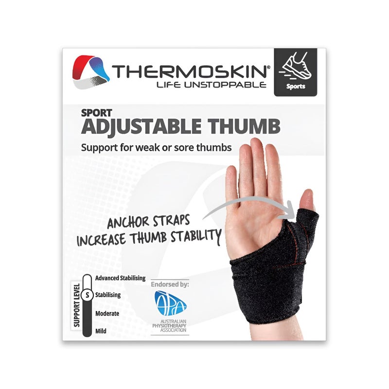 Thermoskin Sport Thumb Adjustable, Left, Small/Medium, 2.0 Ounce - Image 5