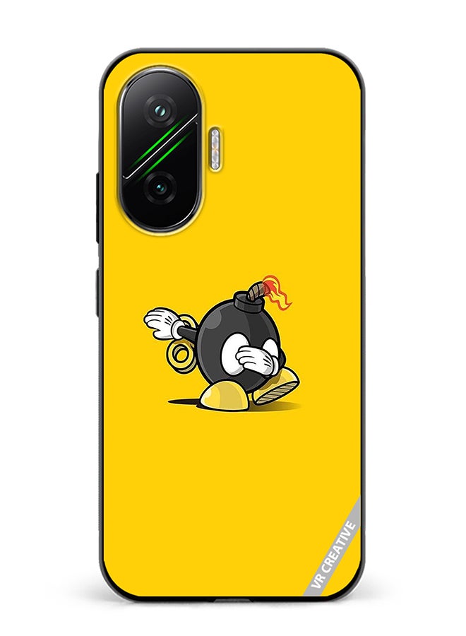 Protective Case Cover For Xiaomi Poco F7 Cute Bomb Design Multicolour