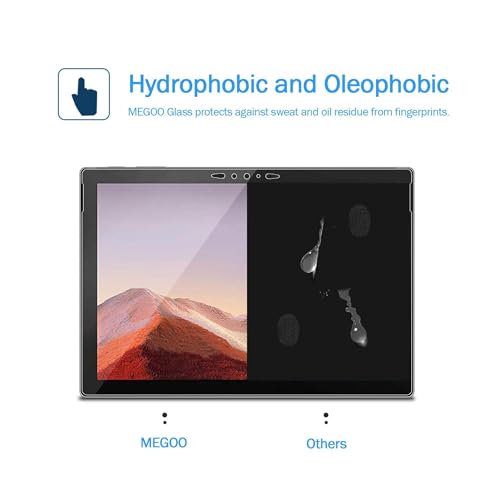 Megoo Screen Protector for Microsoft Surface Pro 7 Plus/Surface Pro 7 (2019) - Ultra-Thin Glass Flim, Extreme Touch Sensitivity (Precise cutouts and Works with Surface Pen) - Image 5
