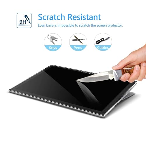 Megoo Screen Protector for Microsoft Surface Pro 7 Plus/Surface Pro 7 (2019) - Ultra-Thin Glass Flim, Extreme Touch Sensitivity (Precise cutouts and Works with Surface Pen) - Image 2