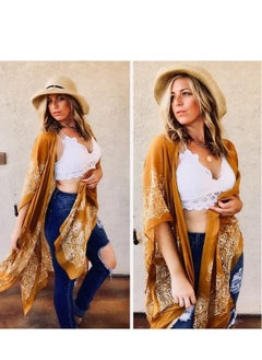 Generic Lane Kimonos for Women Swimsuit Coverups Beach Cover Up Swimwear Cardigan Summer  - Image 3