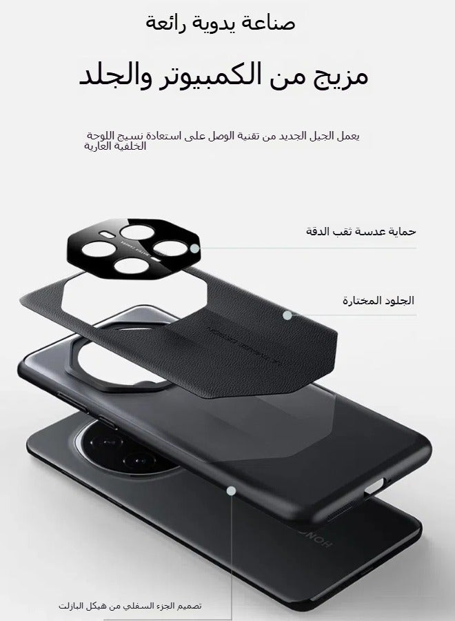 عام الشرف ماجيك 7 برو ديلوكس بو الجلود حالة مع عدسة حامي خفيفة الوزن جلدية للصدمات و قطرة واقية ماجيك 7 برو حالة - Image 3