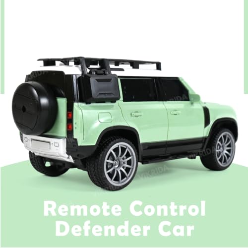VikriDA Remote Control Defender Car - 4Wd High-Speed Off-Road Rc Car with Led Lights - Rechargeable Battery - Image 2