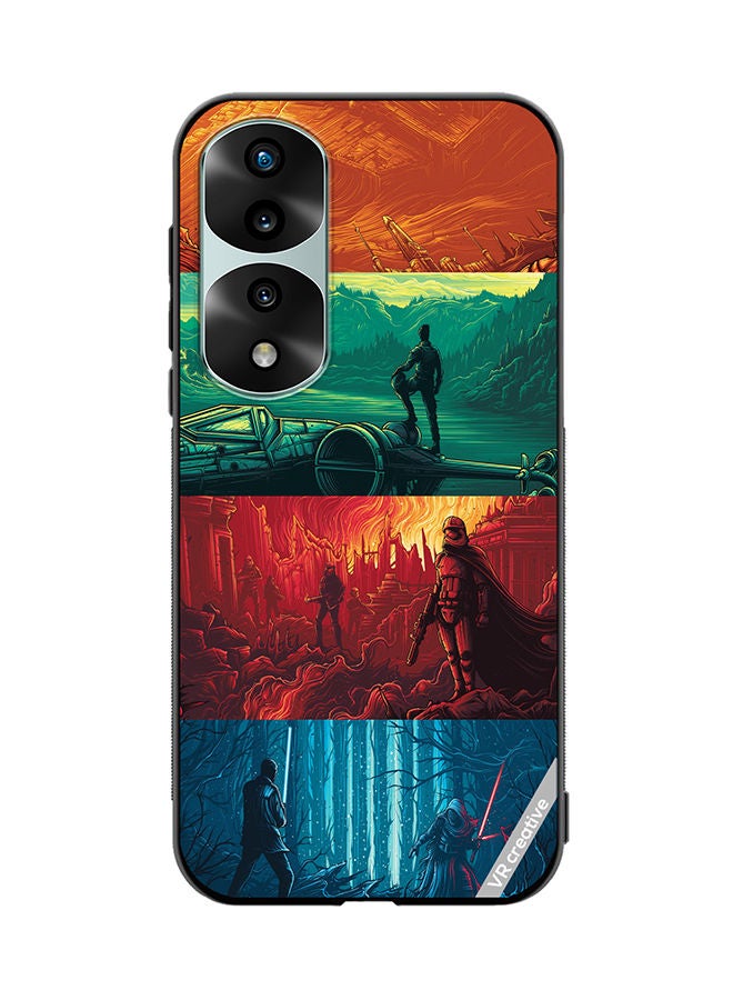 VR CREATIVE Protective Case Cover For Honor 70 Pro Phases Of Life Design Multicolour - Image 1