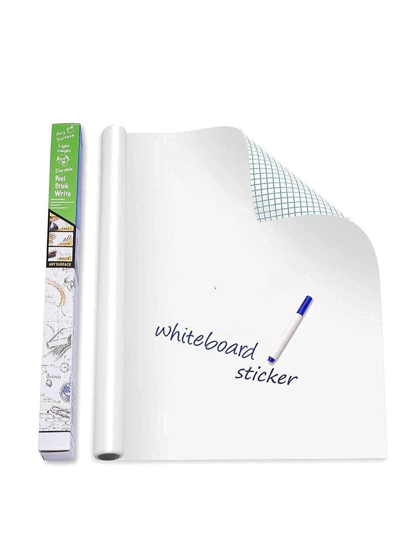 لوح ورق ذكي مغناطيسي ثابت غير لاصق 2 قطعة 120 × 90 سم - أبيض - Image 1