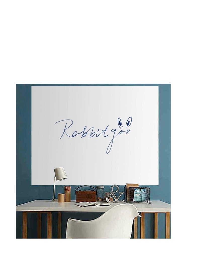 لوح ورق ذكي مغناطيسي ثابت غير لاصق 2 قطعة 120 × 90 سم - أبيض - Image 5