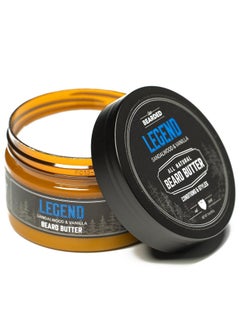 Live Bearded Live Bearded: Beard Butter - Made in USA - Legend, 3oz - Leave in Conditioner and All-Natural Softener with Shea Butter for Beard Care  - Image 1