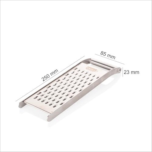 Ritu J-375 Carrot Greater, Stainless Steel Vegetable Slicer, Carrot Grater, Cheese Grater, Ginger Grater, Coconut Grater Chocolate Grater, Garlic Grater Slicer Cutter for Kitchen (Big) - Image 2