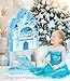 JZLiner Princess Winter Pinata for Girl Birthday Party Wonderland Themed Christmas Decorations Blue Ice Castle PiatasBlue - Image 4