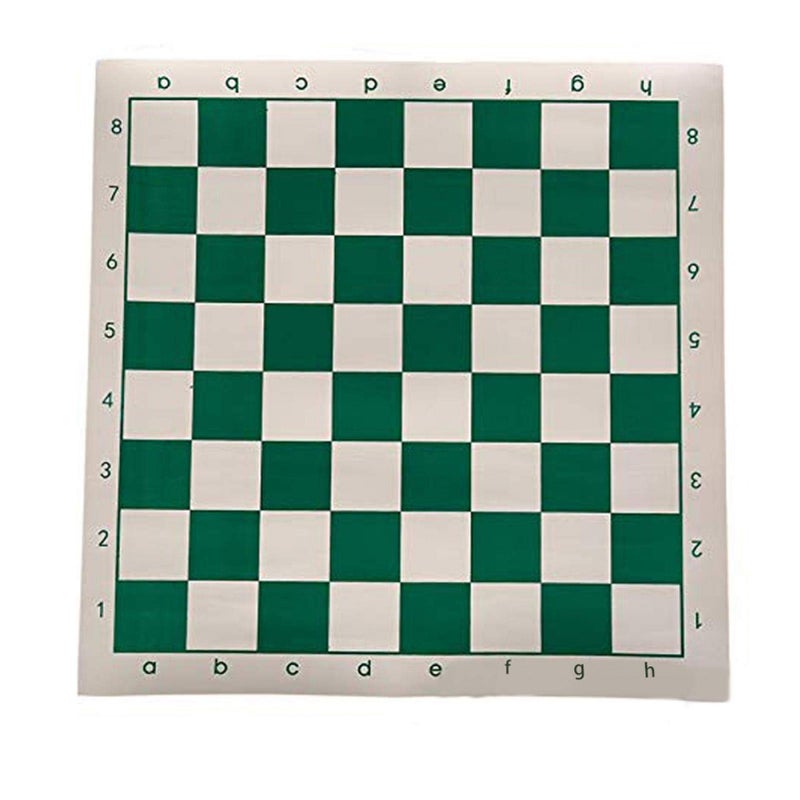 KASCLINO Tournament Chess Mat PU Leather Tournament Roll Up Chess Board Chess Rollable Chessboard Lightweight  Non Slip Chess Mat for Kids and AdultsSize345cm