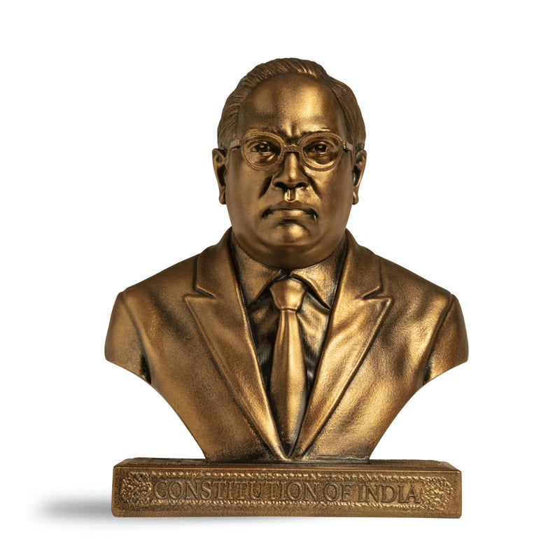 SILAII Dr. B. R. Ambedkar Sculpture – 8 Inch, Antique Bronze Finish | Perfect for Home Decor, Office Desk, Study Table & Gifting - Image 4