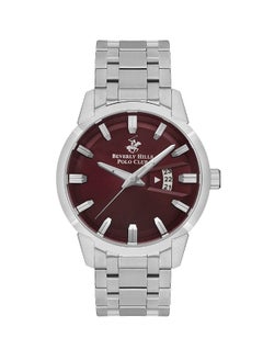 BEVERLY HILLS POLO CLUB Men's Analog Round Shape Metal Wrist Watch BP3536X.380 - 44 Mm  - Image 1