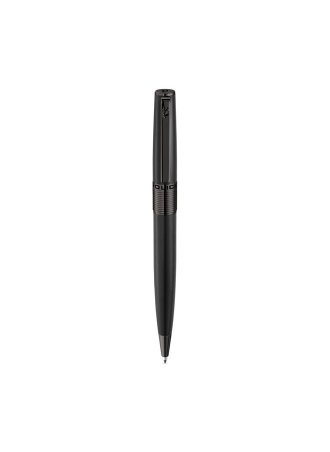 POLICE POLICE Serif Black Extra Fine Drill Ballpoint Pen - PEACP2000307  - Image 1