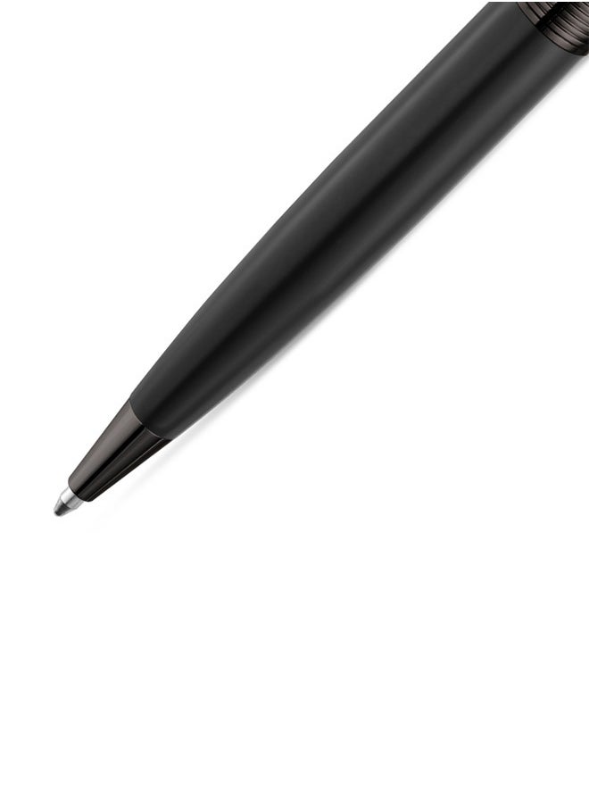 POLICE POLICE Serif Black Extra Fine Drill Ballpoint Pen - PEACP2000307  - Image 3