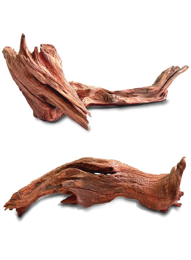 HEMYIS Natural Wood Driftwood for Aquarium Fish Tank Decor,Assorted Driftwood Trunk Branch for Reptile Tank Decor (MOP-ZYM Driftwood Branch (16 to19 Inch)-Pack of 2) - Image 1