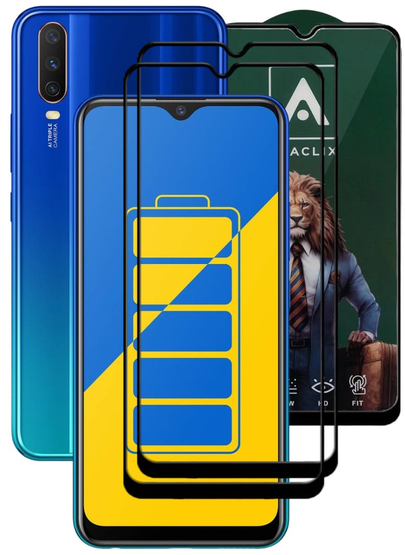 ACLIX 2 Pieces Antistatic ESD Dustproof Premium Quality High Definition Tempered Glass Screen Protector Designed For vivo Y15 - Image 1