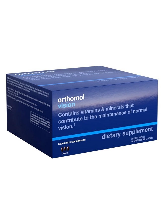 أورثومول Orthomol Vision، إمداد لمدة 30 يومًا، مكمل غذائي شامل لصحة العين يحتوي على مغذيات دقيقة لدعم الرؤية وعافية العين - Image 3