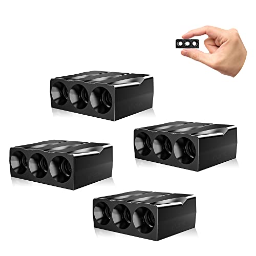Elook Upgraded Deer Whistles for Car, Deer Horn for Car, Save Deer Whistle for Vehicles, Trunks, Motorcycle, Three-Horn, 4 Pack (Patented Product) - Image 1