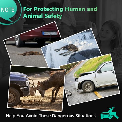 Elook Upgraded Deer Whistles for Car, Deer Horn for Car, Save Deer Whistle for Vehicles, Trunks, Motorcycle, Three-Horn, 4 Pack (Patented Product) - Image 5