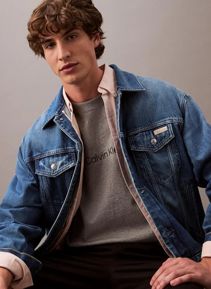 Calvin Klein  Relaxed Fit Logo T-Shirt for Men | Best Price UAE