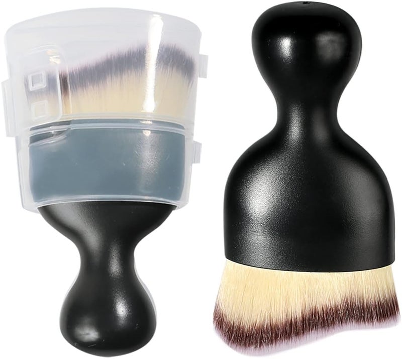 AOCISKA Car Interior Detailing Brush,Soft Bristle Cleaning Brush Car Detailing Brush Dusting Brush,Car Interior Cleaning Tool,Auto Detail Brush Car Dash Duster Brush (Tri-Color with Cap) - Image 1
