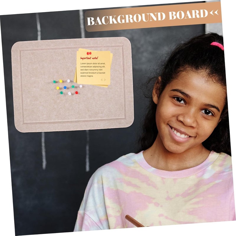 Gadpiparty Felt Pin Board Wall Organizer Self-Adhesive 16x12 Inches Memo Board for Home Office Classroom Sturdy Push Pins - Image 3