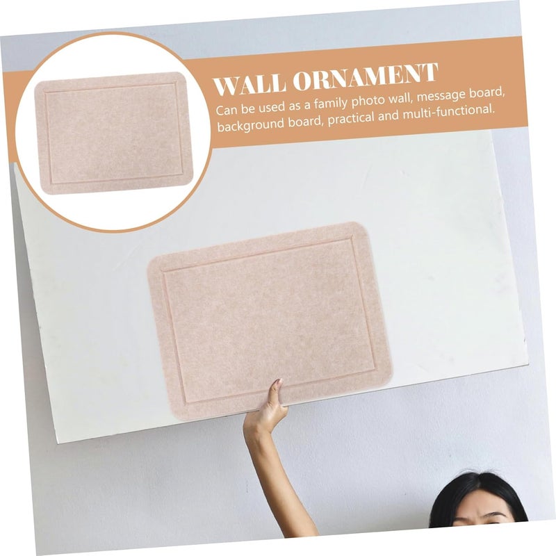 Gadpiparty Felt Pin Board Wall Organizer Self-Adhesive 16x12 Inches Memo Board for Home Office Classroom Sturdy Push Pins - Image 4