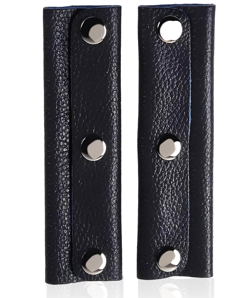 BdelrinQue 2 Pcs Luggage Handle Wrap, Handbag Cover Protector for Women, Black Handle Protectors for Travel Bags Suitable for Prevent Strap Wear - Image 1