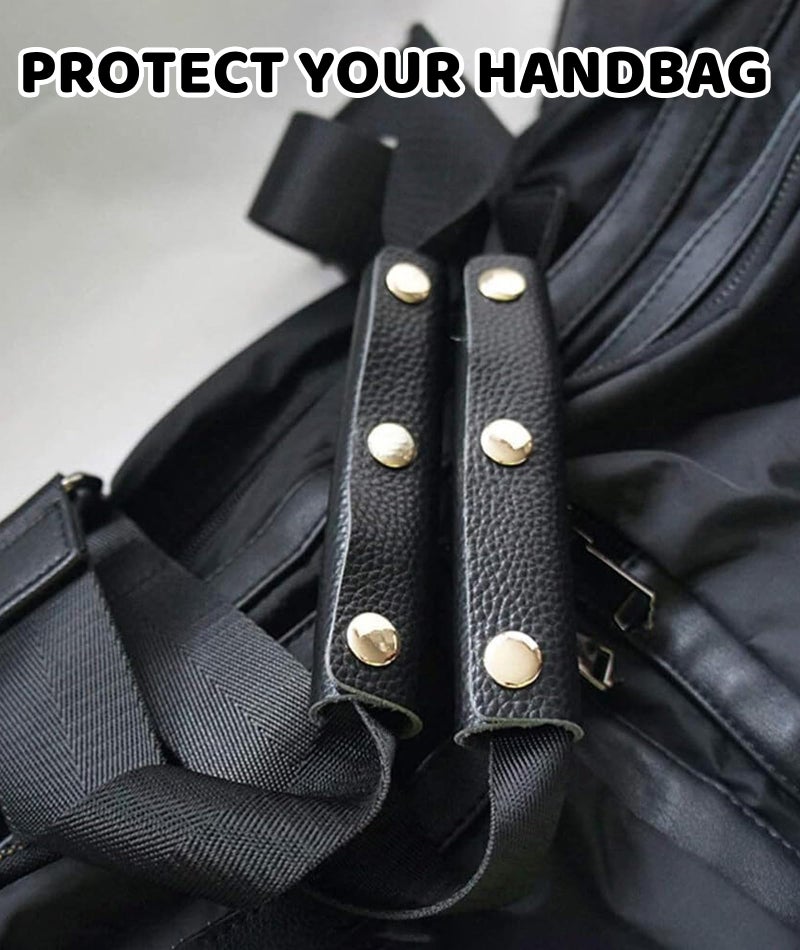 BdelrinQue 2 Pcs Luggage Handle Wrap, Handbag Cover Protector for Women, Black Handle Protectors for Travel Bags Suitable for Prevent Strap Wear - Image 5