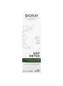 BIORAY Bioray, NDF Detox, Heavy Metal Cleanser For Stronger Systems, 1 fl oz (30 ml)  - Image 1