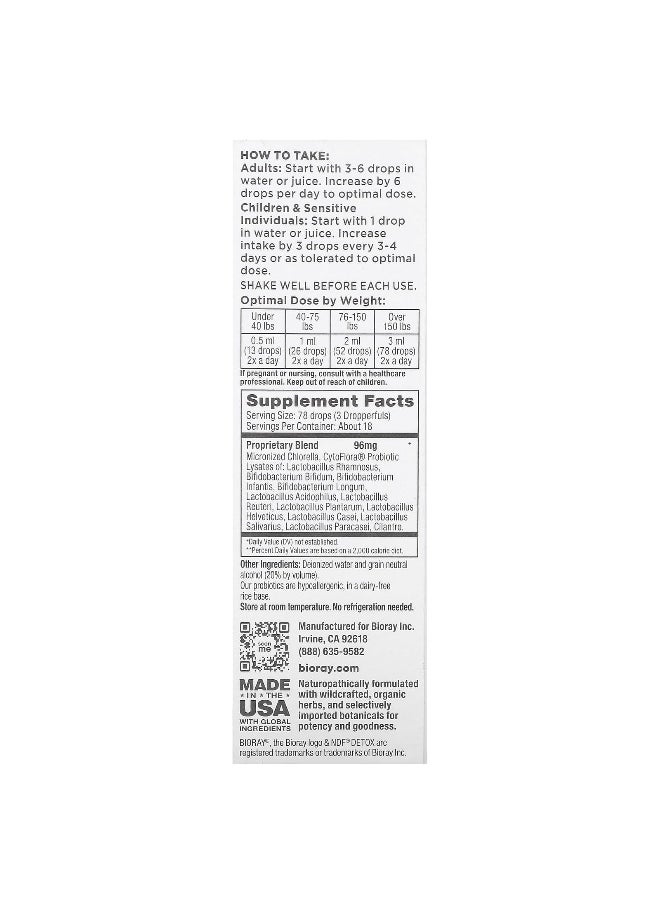 BIORAY Bioray, NDF Detox, Heavy Metal Cleanser For Stronger Systems, 1 fl oz (30 ml)  - Image 2