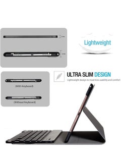 MarlaMall Keyboard Case for Huawei MatePad 10.4,Detachable Smart Cover with Pen Holder,Black  - Image 2