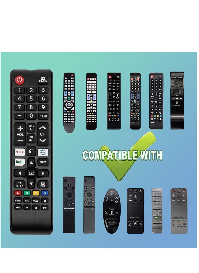 Universal Remote for All Samsung TV Remote, Replacement Compatible for All Samsung Smart TV, QLED, LED, LCD, HDTV, 4K 8K UHD Smart TV (BN59-01315A) PACK OF 2 - Image 2