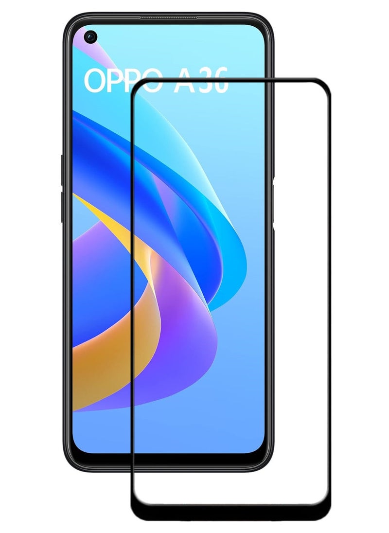 ACLIX Antistatic ESD Dustproof Premium Quality High Definition Tempered Glass Screen Protector Designed For Oppo A36 - Image 1