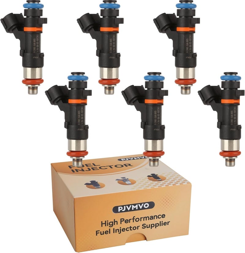 Pjvmvo 166007Y00A OE 35L Fuel InjectorsCompatible withNissan 35 Maxima Murano Altima 20042008Compatible withInfiniti G35 M35 FX35 4 Holes Set of 6 - Image 2