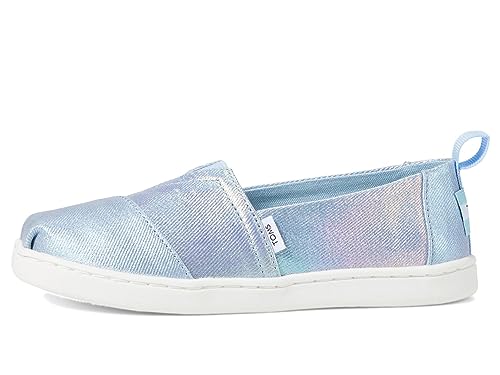 TOMS Tiny Girl's Alpargata Espadrille Loafer Flat, Wild Orchid Star Burst Twill, 4 - Image 4