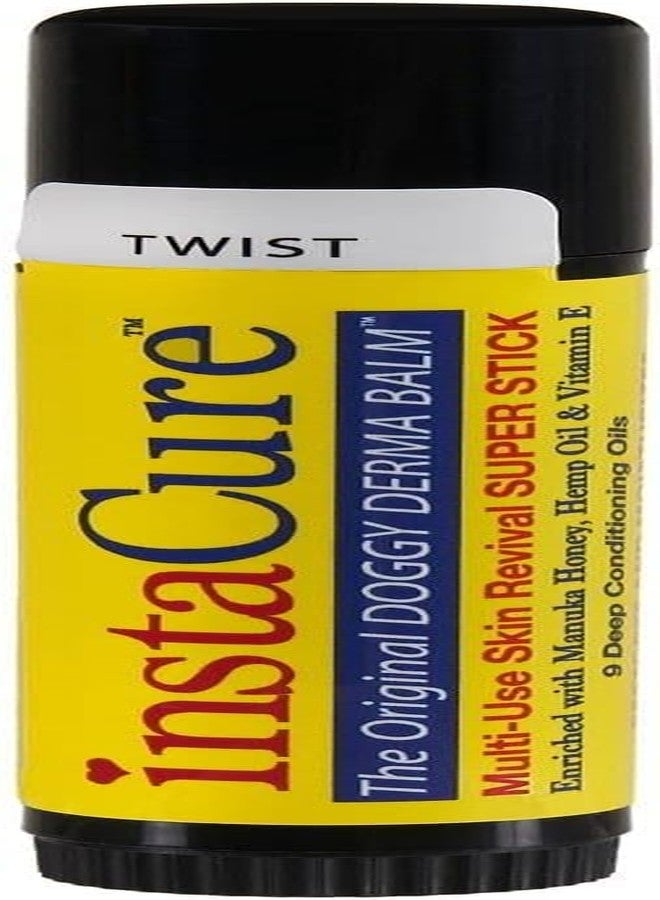 INSTACURE Doggy Derma Balm Jumbo-Sized Skin Repair Stick w/Manuka Honey. Soothes & Heals Dog's Dry Cracked Noses, Paws, Bulldog Wrinkles 100% Natural (1-Pack) - Image 2