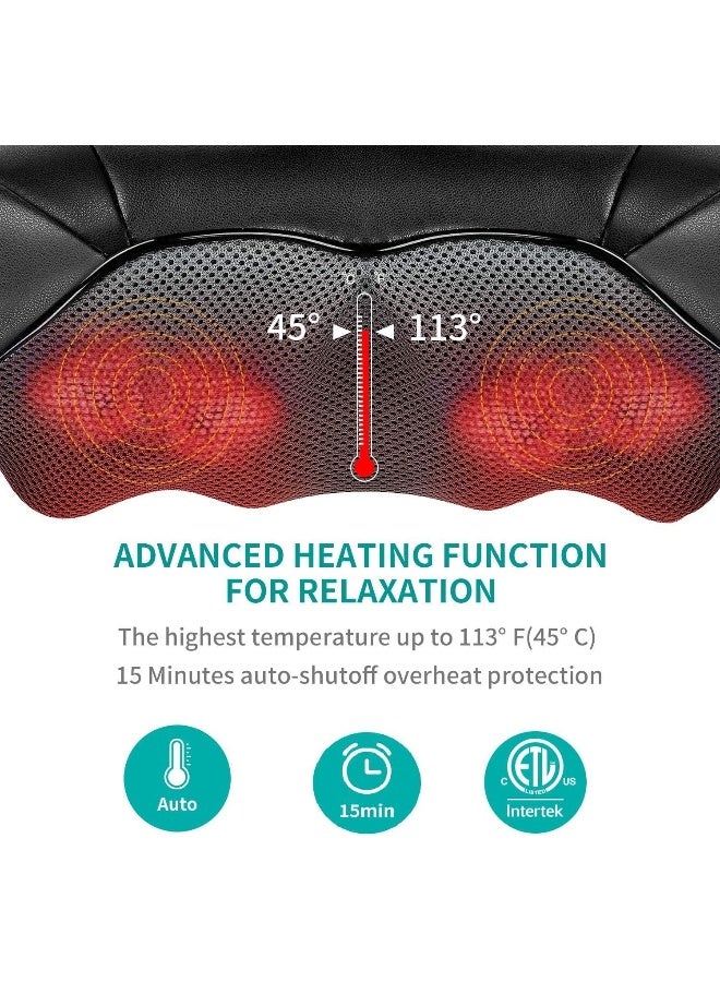Shiatsu Neck and Back Massager with Heat - Image 4