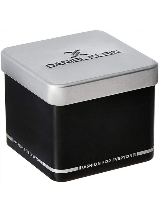 DANIEL KLEIN - Stainless Steel daniel_klein women Black Dial round Analog Wrist Watch DK.1.13243-6 - Image 1