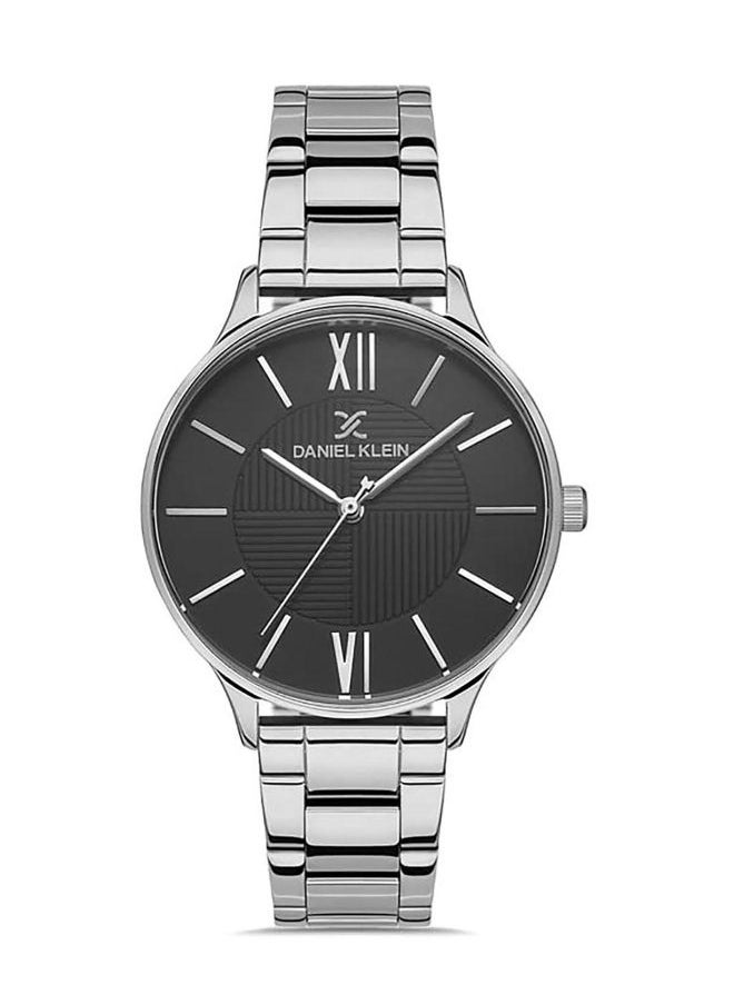DANIEL KLEIN - Stainless Steel daniel_klein women Black Dial round Analog Wrist Watch DK.1.13243-6 - Image 1