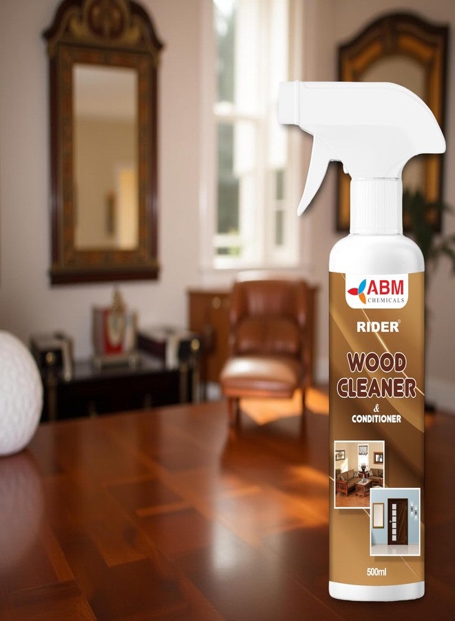 أيه بي أم بلسم ABM - تركيبة لطيفة لا تترك خطوطًا لتنظيف وترطيب واستعادة لمعان الأثاث الخشبي المصقول والخزائن والأسطح، ومنظف للخشب 500 مل - Image 1