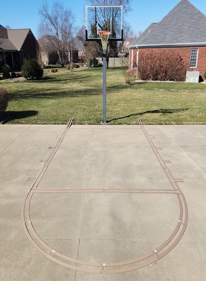 Murray Sporting Goods Basketball Court Marking Stencil Kit Free Throw Lane/Key Only for Driveway, Asphalt or Concrete - Image 5