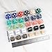 LAMJAM 66 Pieces MTG Dice Counters Keyword Metal Tokens 11 Buff Counter Dice Set Spindown D20 for MTG TCG Magic Cards Gaming Accessories - Image 4