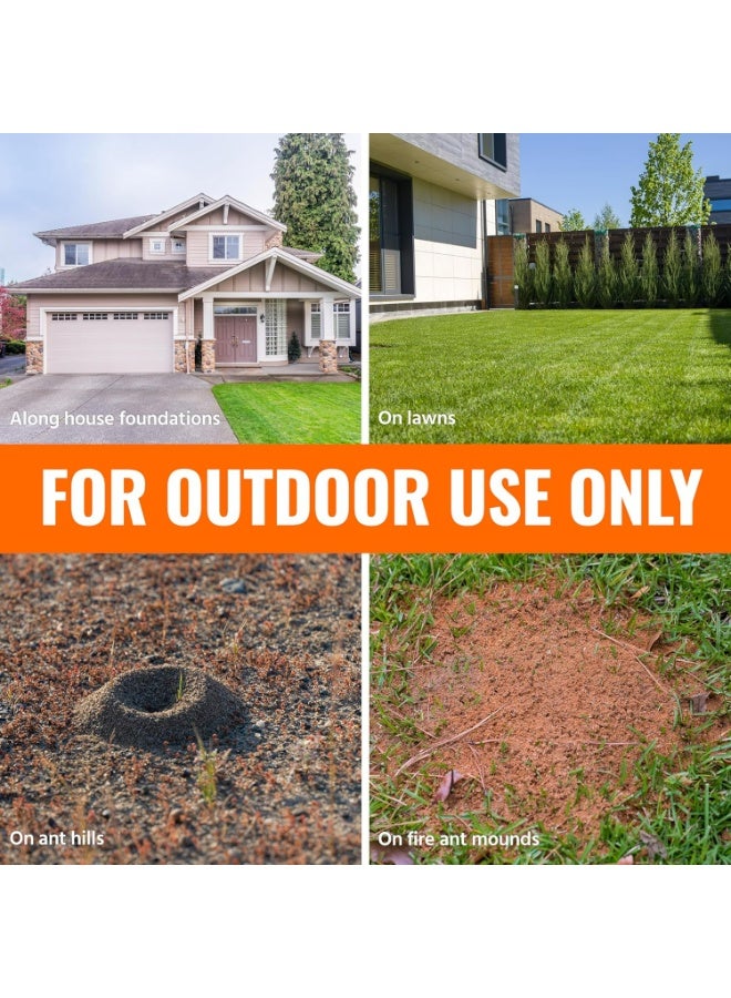 TERRO T901-6 Ant Killer Plus للتحكم في الحشرات متعدد الأغراض في الهواء الطلق - يقتل النمل الناري والبراغيث والصراصير والحشرات الزاحفة الأخرى - 3 رطل - Image 5