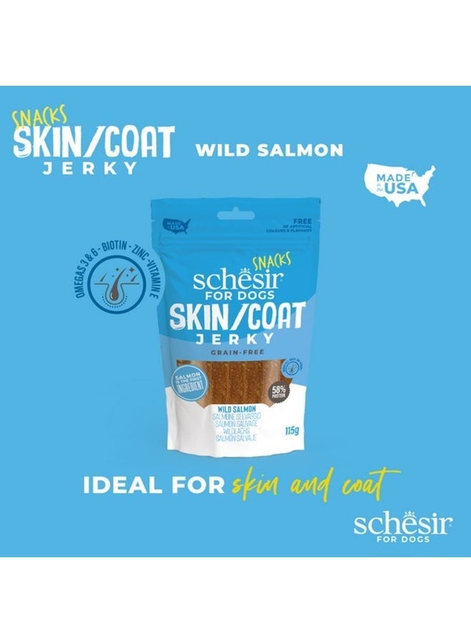 Schesir Snacks Skin/Coat Jerky Grain Free 115 g - Image 4