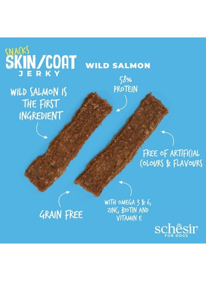 Schesir Snacks Skin/Coat Jerky Grain Free 115 g - Image 2